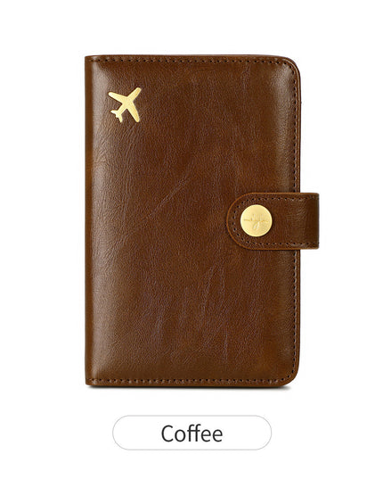 Bag Simple And Portable Multifunctional Passport Holder Fashion Document Storage Protective Cover
