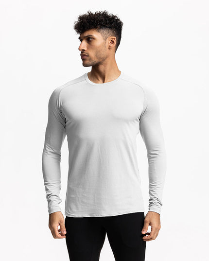 Tight Fast Drying Fitness Long Sleeved T-shirt For Men Outdoor
