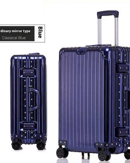 Aluminum Magnesium Luggage Password Trolley Case