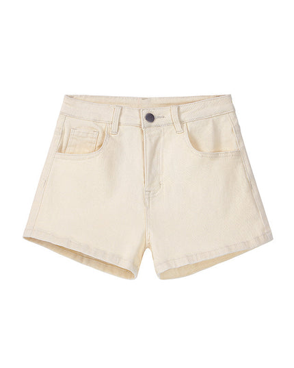 Summer Light Color Denim Shorts For Women