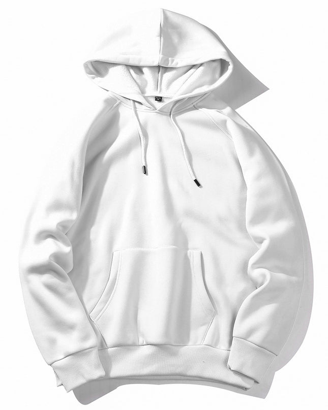 Loose Cool Blank Fleece Sweater Men's