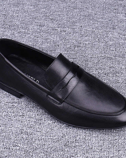 Men's First Layer Cowhide Soft Bottom Leather Shoes