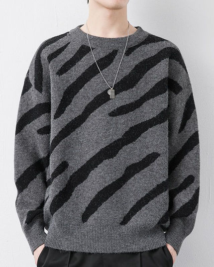 Loose Velvet Thickened Keep Warm Outerwear Woven Sweater