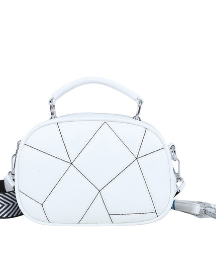 Fashion Three-layer Retro Trendy Patchwork Small Bag