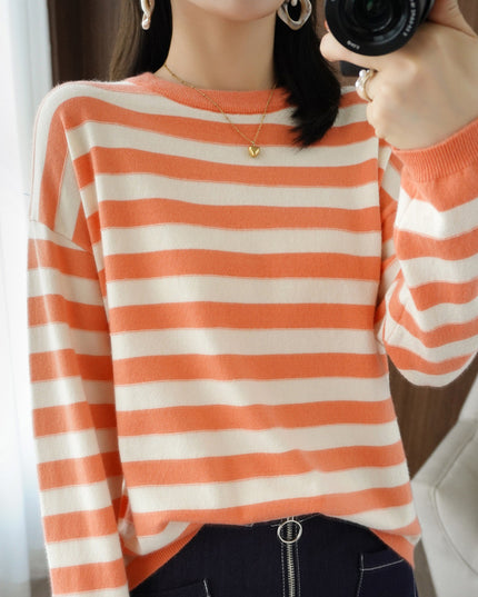 Women's Long Sleeve Loose Western Style Sweater