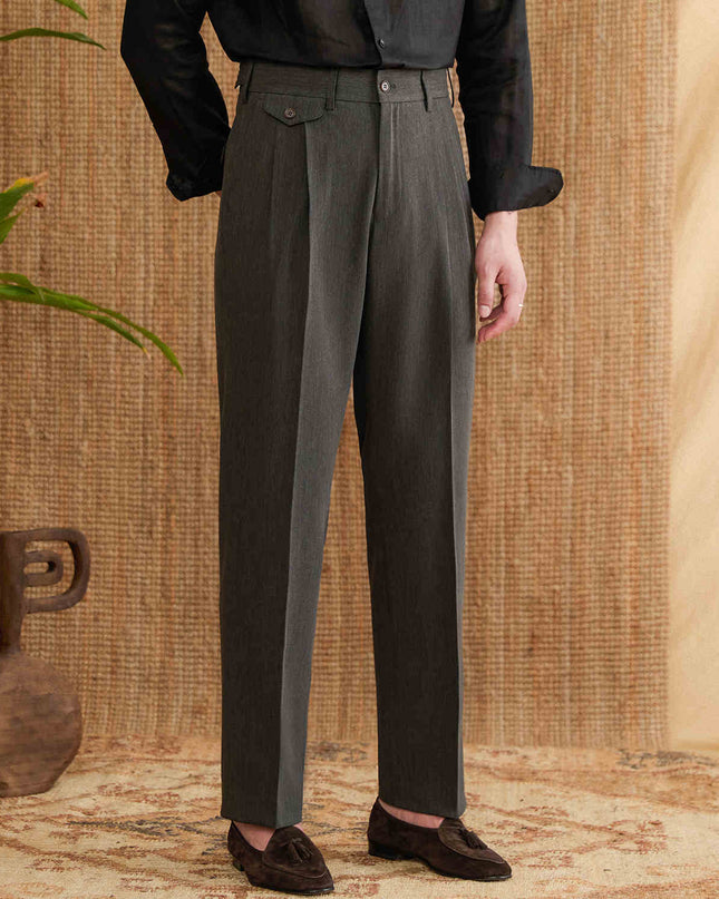 Breathable Business Casual Long Pants Men
