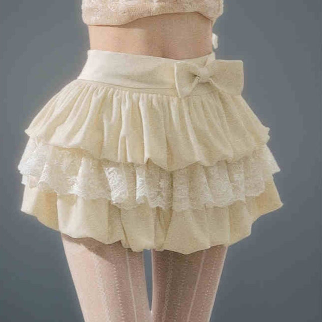Women's Autumn And Winter A- Line Slimming Pleated Tiered Skirt