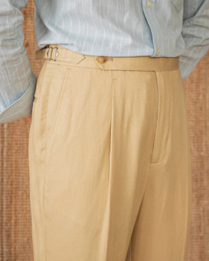 Naples High Waist Straight-leg Pants