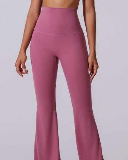 Women's Pure Color Simple Casual High Waist Wide Leg Pants