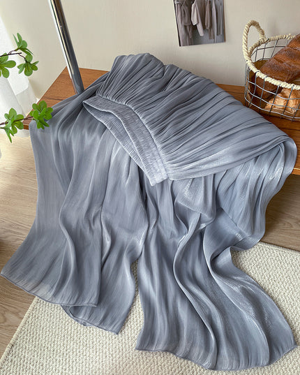 High-end Elegant Ice Silk High Waist Slimming Long Pants