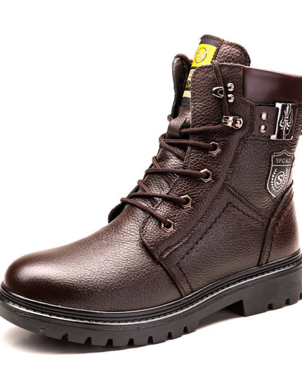 Plus Fleece Warm Cotton Boots High Top