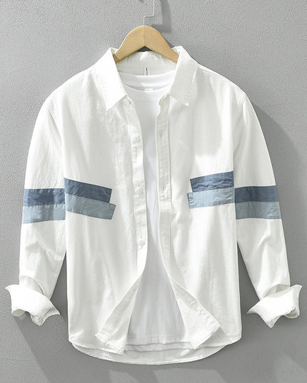 Men's Artistic Versatile Casual Loose Top Shirt