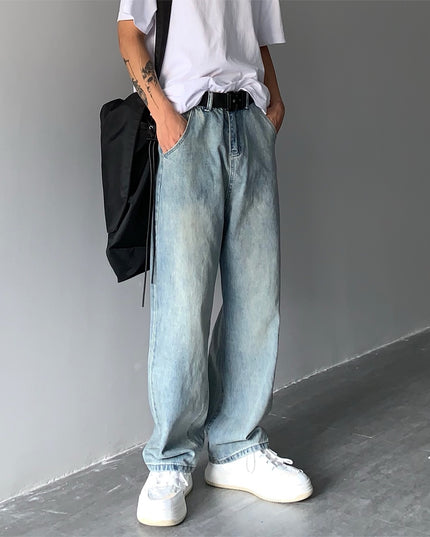 Wide-leg Jeans Men And Women