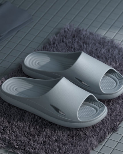 Home Sandals And Slippers For Men'S Home Indoor Non-Slip Summer Couple Thick Bottom