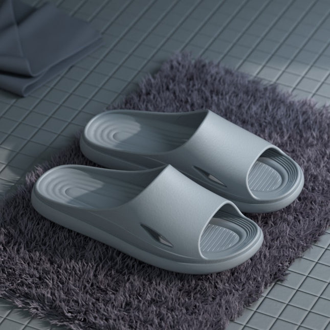 Home Sandals And Slippers For Men'S Home Indoor Non-Slip Summer Couple Thick Bottom