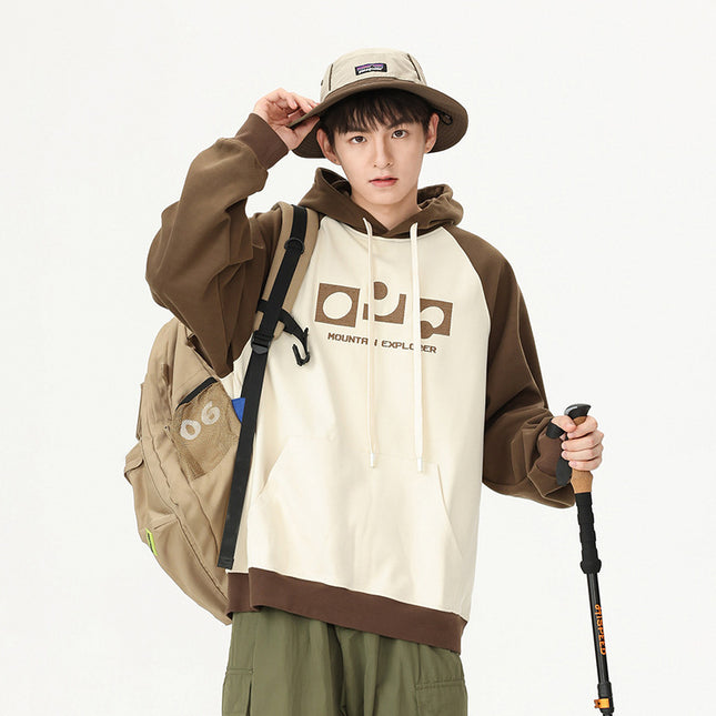 American Retro INS Fashion Brand Embroidered Heavy Top | Streetwear Pullover for Men