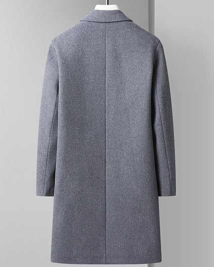Woolen Coat Men's Business Korean Version