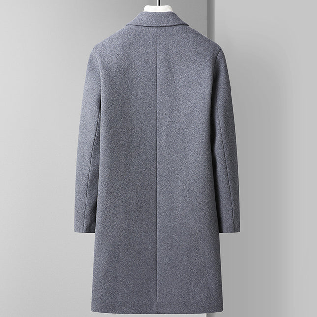 Woolen Coat Men's Business Korean Version