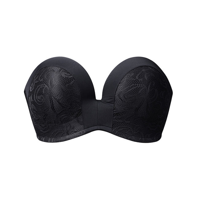 Bra D Cup Sexy Tube Top Invisible Bra Wrapped Underwear