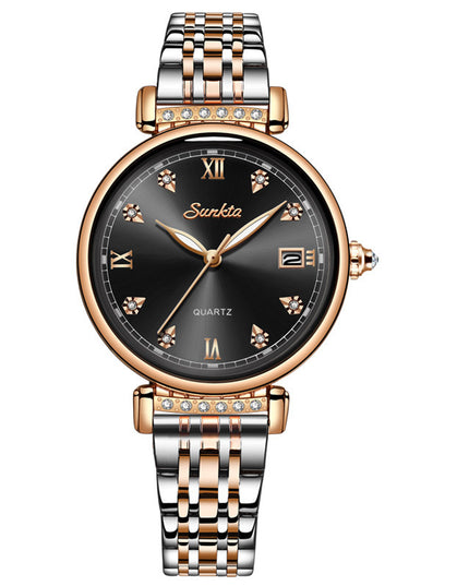 SUNKTA ladies quartz watch waterproof watch