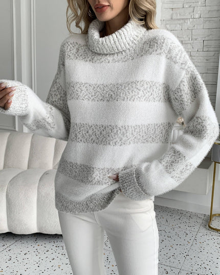 Women's Loose Outer Wear Artificial Mink Fur Sweater