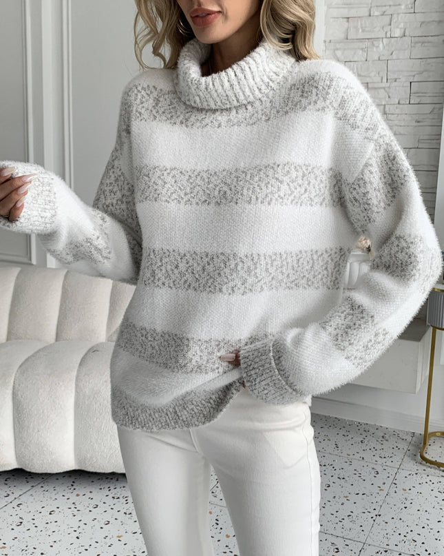 Women's Loose Outer Wear Artificial Mink Fur Sweater