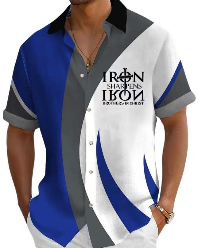 Men's Fashion Hawaiian Digital Printing Shirt