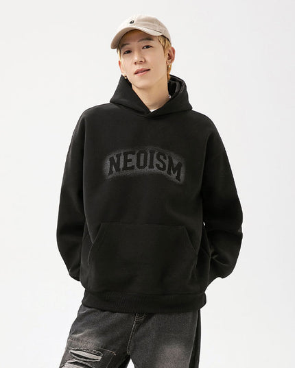 Fashion American Letters Printed Hoodie Men