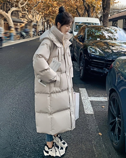 Winter New Mid-length Loose Hong Kong Style Bread Coat Cotton-padded Coat