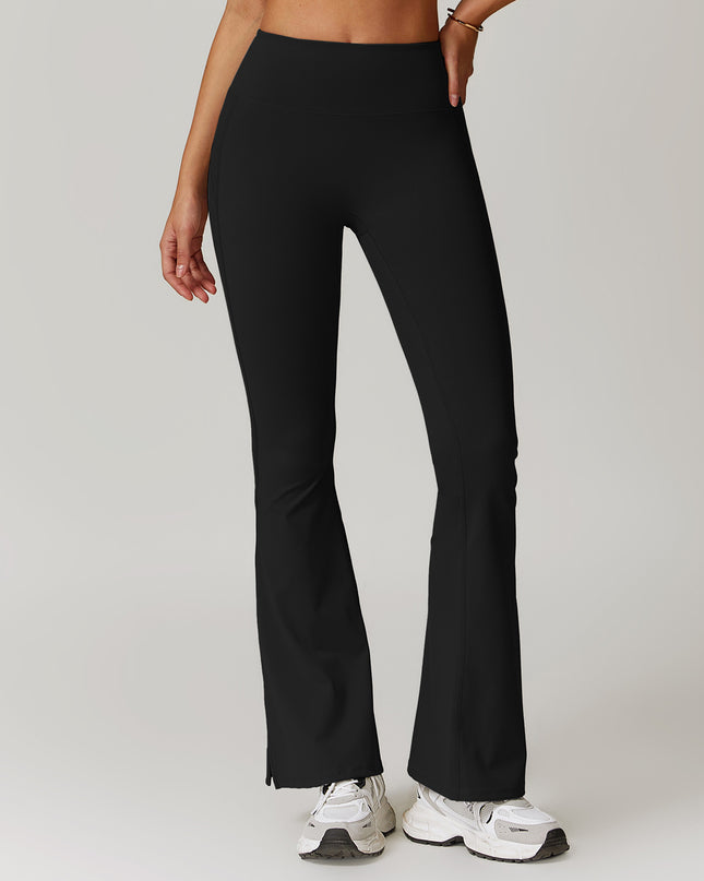 Skinny Peach Hip Raise Yoga Pants Running Sports Bell-bottom Pants