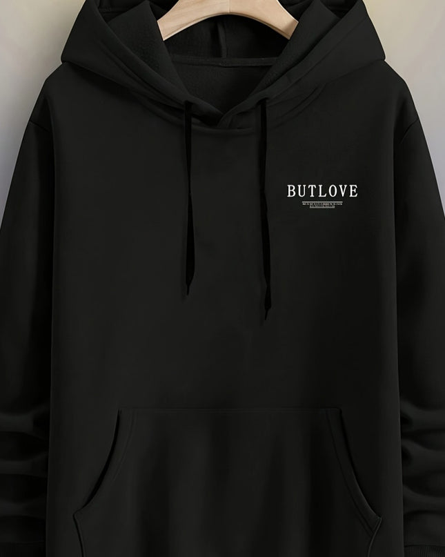 Men's Casual Fleece-lined Hoodie