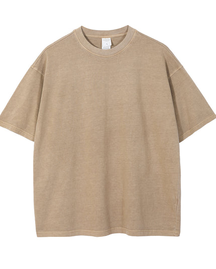 Street Washed Old Retro Short-sleeved Loose