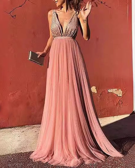 Women's Elegant Graceful Sequined Dress