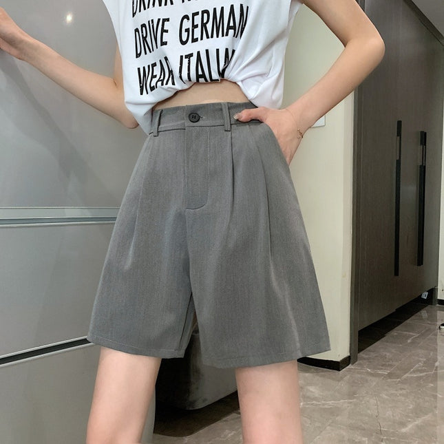 Casual Straight-leg Fifth Wide-leg Pants