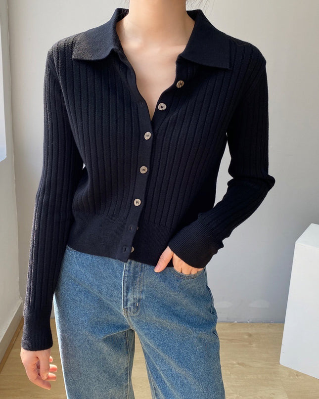 Long Sleeve New Cardigan Stitching Women