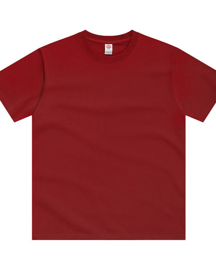 250g Japanese Cotton Round Collar T-shirt Loose