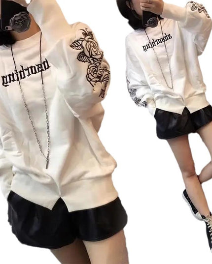 Women's Cotton Sweater Loose Plus Size
