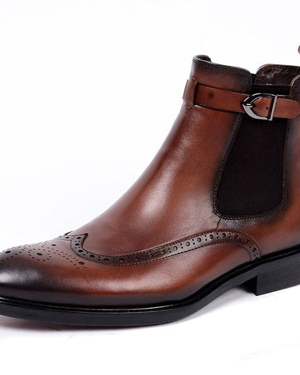 Martin Boots Cowboy Boots Business High-top Leather Shoes