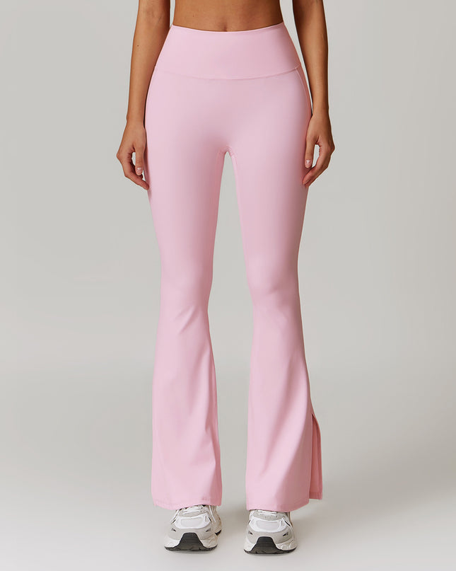 Skinny Peach Hip Raise Yoga Pants Running Sports Bell-bottom Pants
