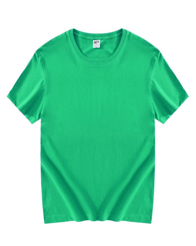 Round Neck Men's Short-sleeves Shirt Printed Logo All-matching Couple Style Half Sleeve