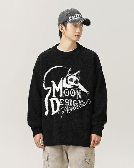 Men And Women Autumn And Winter New Couple Loose Pullover American Sweater