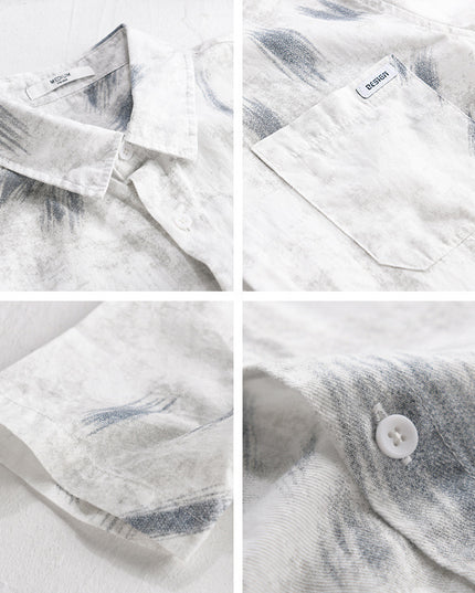 Summer Menswear Simple Printed All-matching Short Sleeve