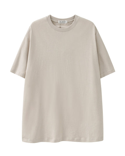 Heavy Men's Cotton Brand High Street Short Sleeve Loose T-shirt