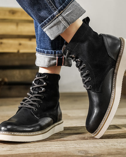 Retro Men's High-top Shoes American Tooling Boots