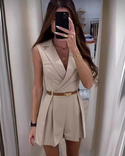 Women's Temperament Commute Suit Jumpsuit