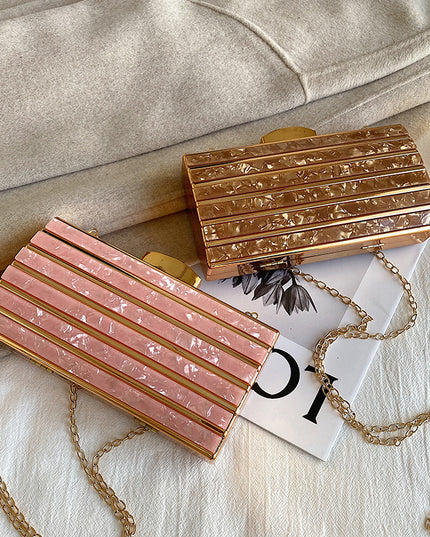 Women's High-end Patch Acrylic Evening Bag