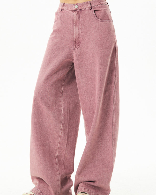 Retro Drooping Slimming Straight-leg Pants
