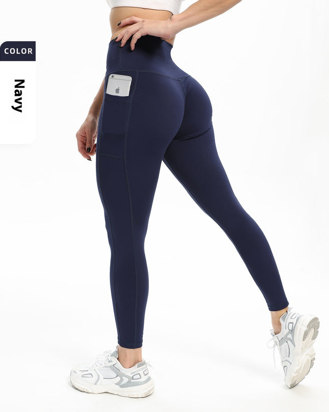 Women's Slim-fit Pocket High Waist Workout Sports Yoga Pants