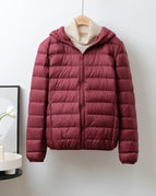 Wine Red Hooded