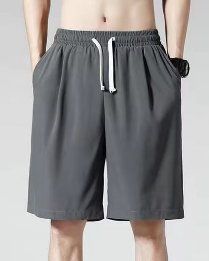 Cropped Pants Men's Thin Loose Large Size Sports Shorts